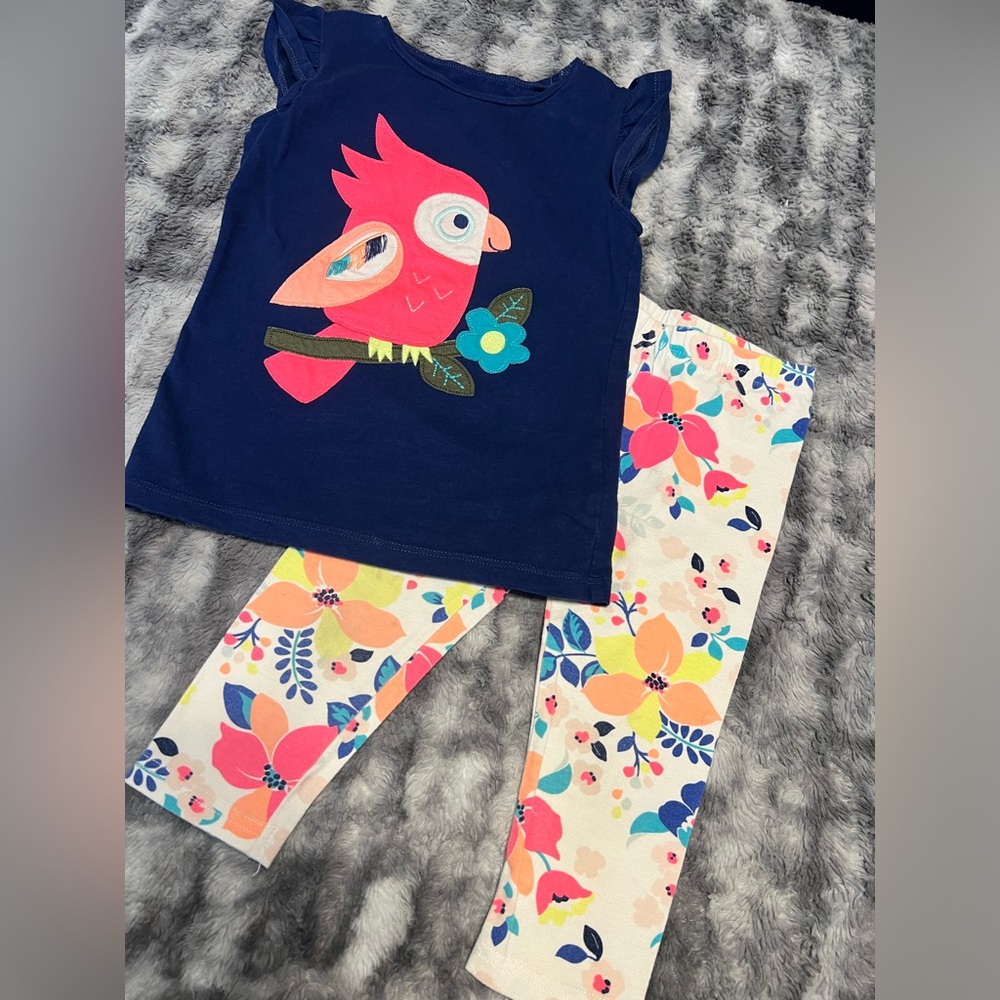 Toddle set in size 4/5 t by carters